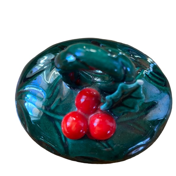 Lefton Holly and Berries sugar/creamer set #1355 - Picture 3 of 4